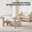 Table et chaise pour enfants 2-en-1-2037406584