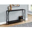 Console d'appoint étroite - aspect marbre noir, métal noir, design contemporain moderne pour le vestibule, le salon ou la chambre à coucher | Idée de cadeau