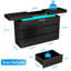 Commode 6 tiroirs, commode noire, commode lumineuse à DEL, rangement dans la chambre à coucher, commode, prise de courant, DEL activée par le mouvement, USB rechargeable, anti-basculement, organisateur de vestibule-1462187154