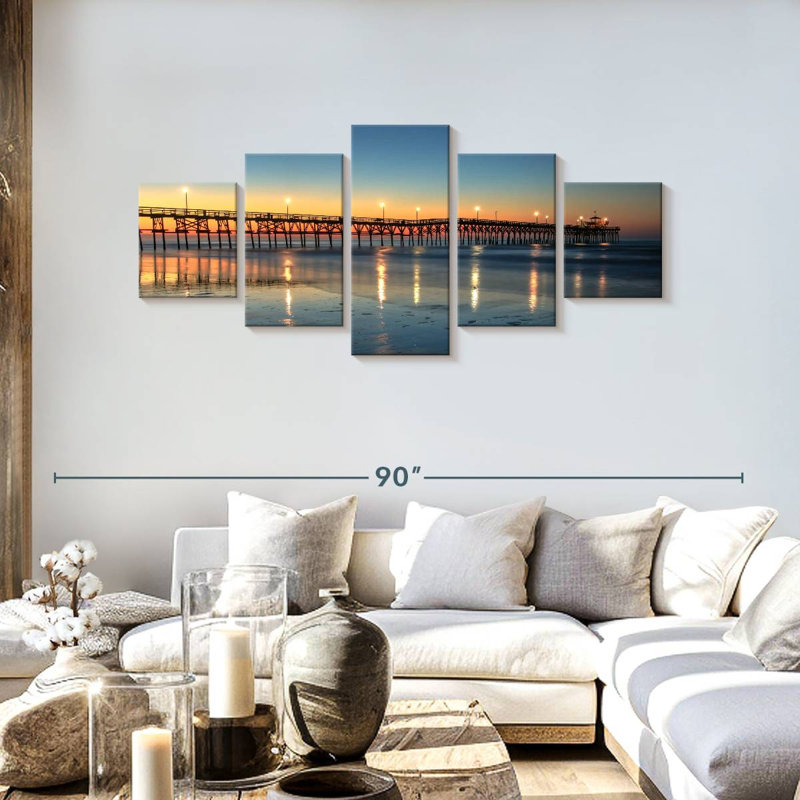 Cherry Grove Pier, 30" H x 68" W