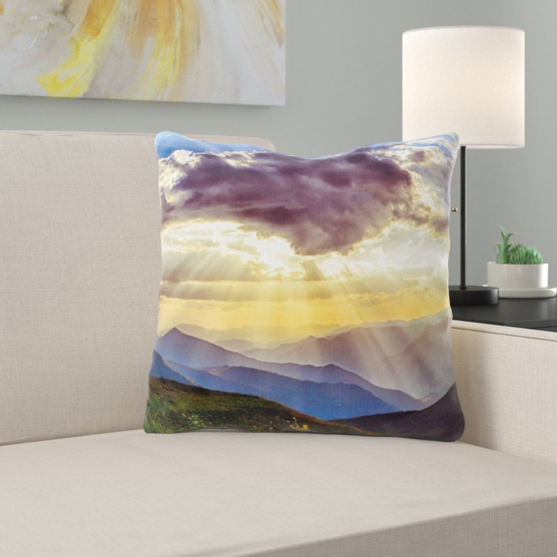 Coussin coucher de soleil