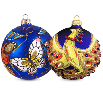 Fantasy Glass Christmas Tree Ornament