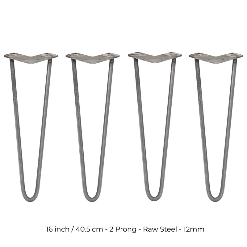 Klimek Table Leg, Silver, 40.64cm H x 11cm W x 8cm D