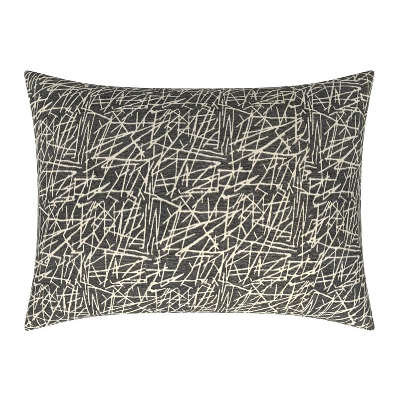 Rectangular Pillow Cover & Insert, 26"H x 39"W, Gray