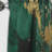 Green And Gold Liquid Magic I - Modern Blackout Abstract Curtain - 1 Panel-107809010