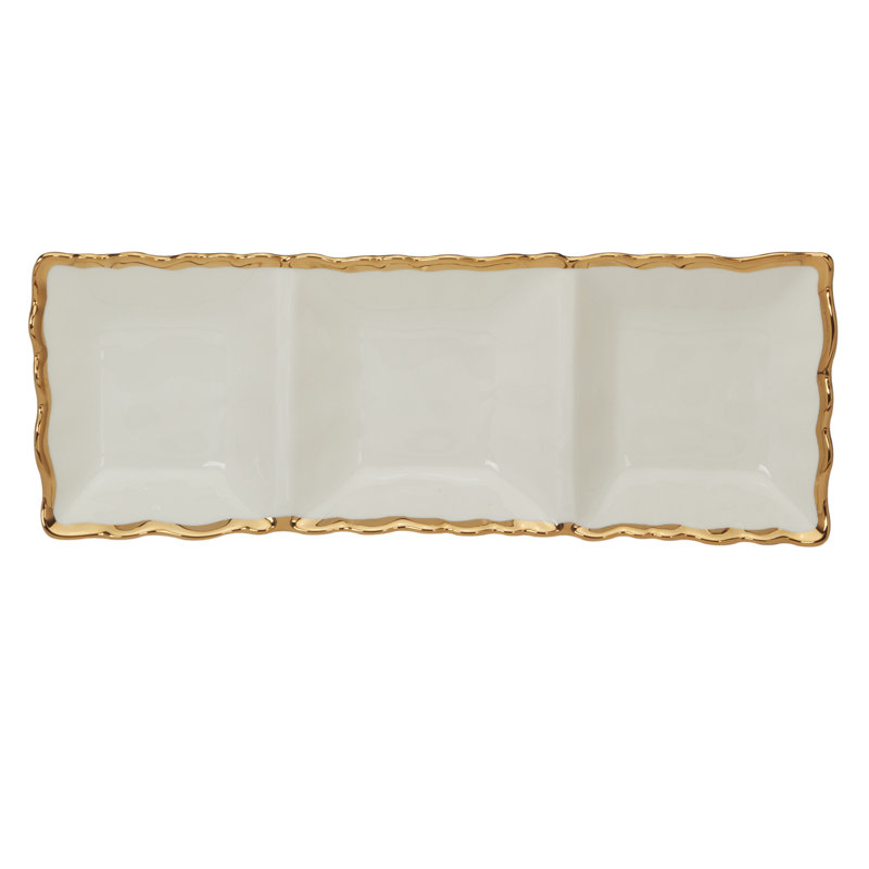 Plateau 3 sections Regency Gold 15 po 5,5 po