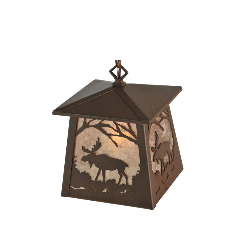 Luminaire suspendu géométrique 1 lumières lanterne