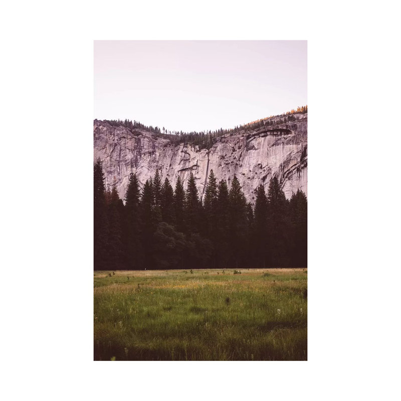 Yosemite Valley V 1 Piece Wall Art on Canvas, 45.72cm H x 30.48cm W x 1.91cm D, Wrapped Canvas