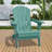 Oversized All-Weather Foldable Adirondack Chair with Cup Holder -1144782312-1168729535