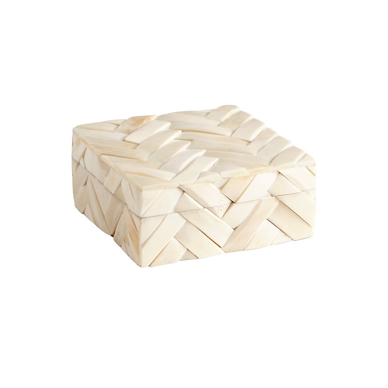 Boîte décorative Cumberland, H 2,75 po x l 6 po x P 6 po