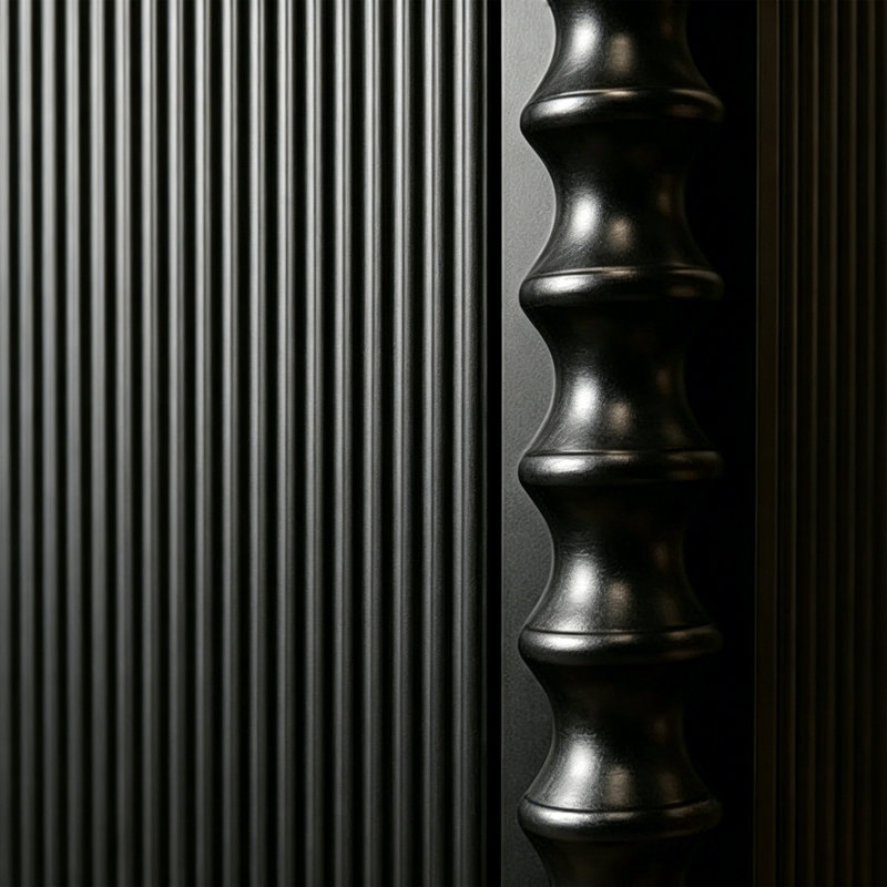 Commode d'appoint de style français Pure Black