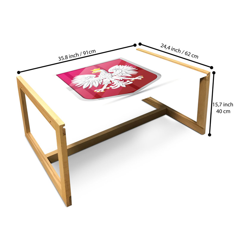 Jalin Sled Coffee Table, 90cm H x 62cm W x 40cm D