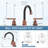 2-handle Bathroom Faucet with Drain Assembly-98757957