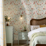 Laura Ashley Shropshire Posy Antique Pink Removable Wallpaper