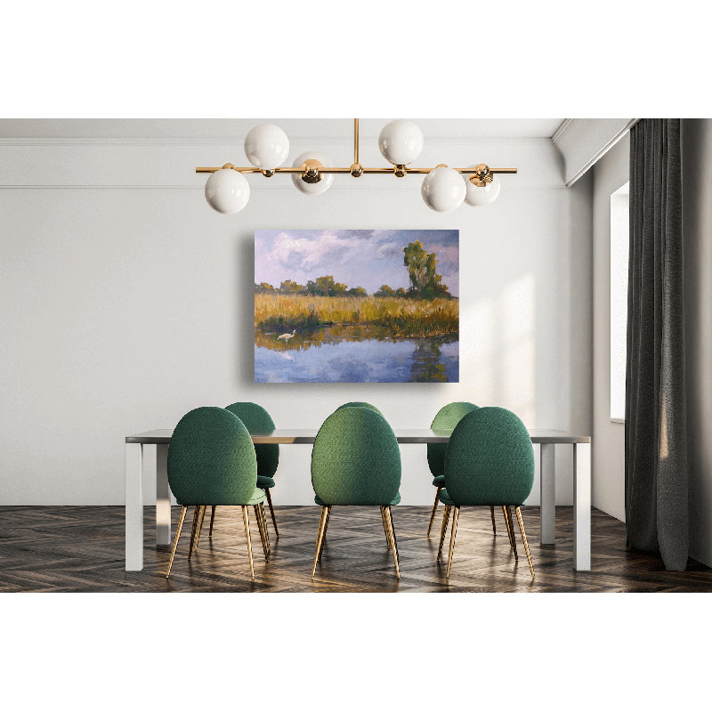 Intercoastal - Artist Enhanced Canvas Print, 30" H x 40" W x 1.5" D, Unframed