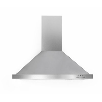 Ancona 30" Stainless Steel 450 CFM Convertible Wall Range Hood with Mesh Filter