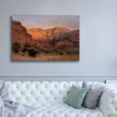 Art mural sur toile Millwood Pines «When The Day Softly Slips» par Christine Debrosky