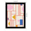 «Framed Shapes» par Beth Vassalo, reproduction d'art encadrée-958350697-958350698