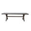 Banc de salle à manger d'extérieur moderne en aluminium