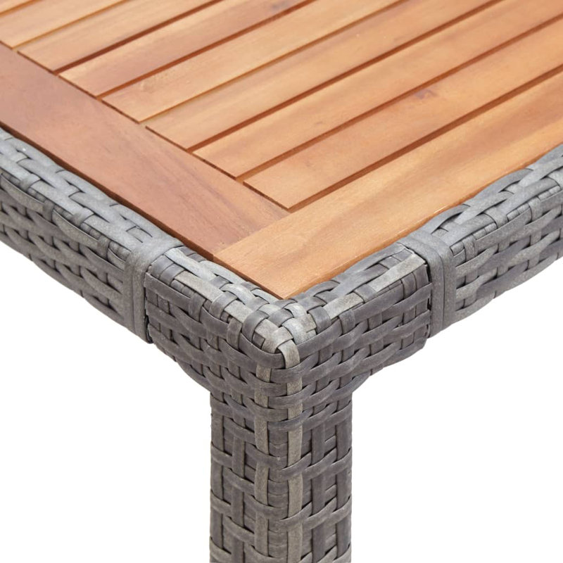 Patchell Rattan Dining Table, 75cm H x 150cm L x 90cm W