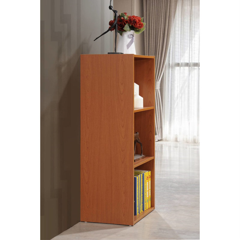 Bessan Bookcase, Cherry, (3 Shelves) 36" H x 16" W x 12" D