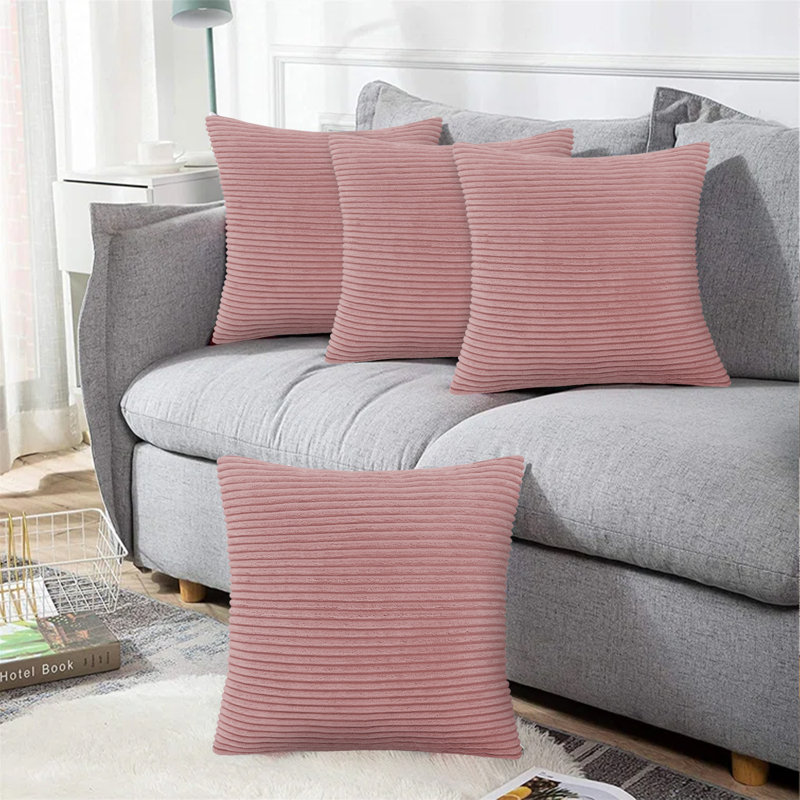 Antonietta Velvet Scatter Cushion Cover, Light Pink