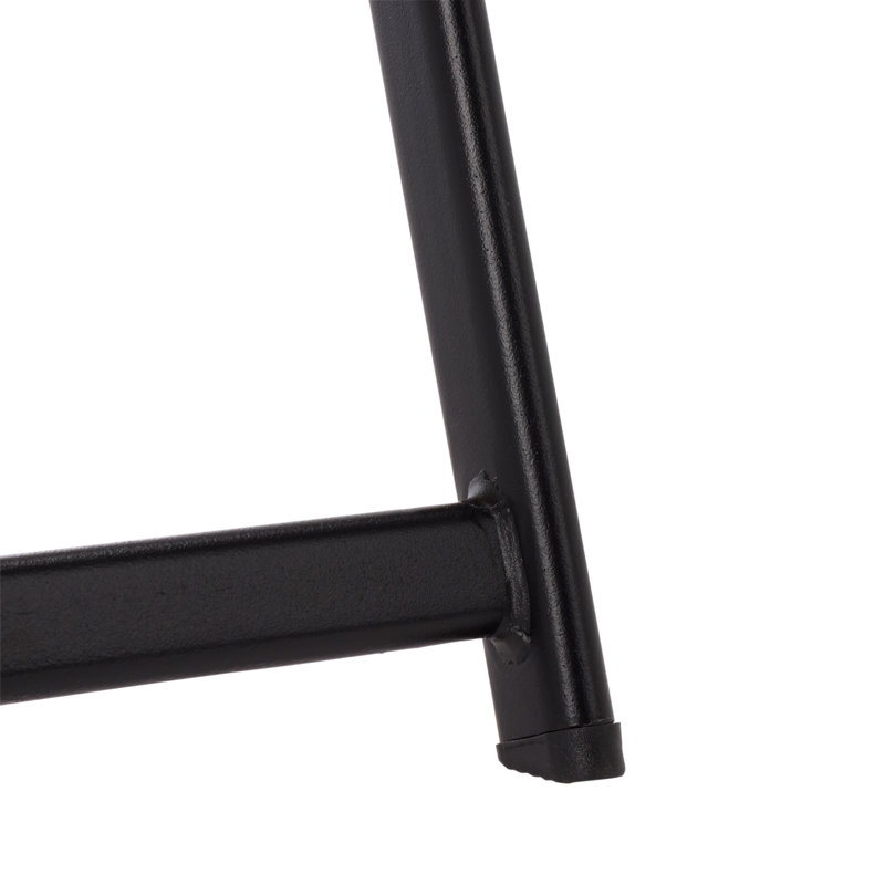 Ensemble de 2 chaises pliantes Alvin, Noir / crème