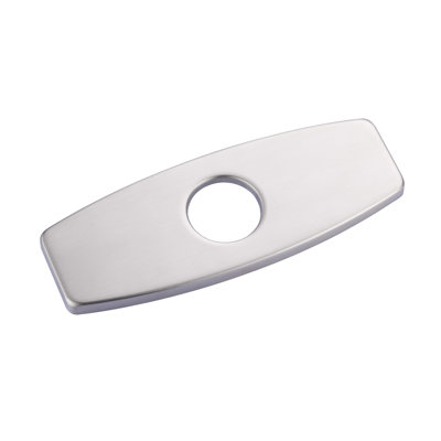 Plaque de finition pour robinet 10 po x 2,6 po