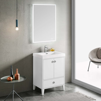 Meuble-lavabo simple imperméable 24 po Jez
