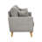 Artina 65'' Square Arm Loveseat-1936660079