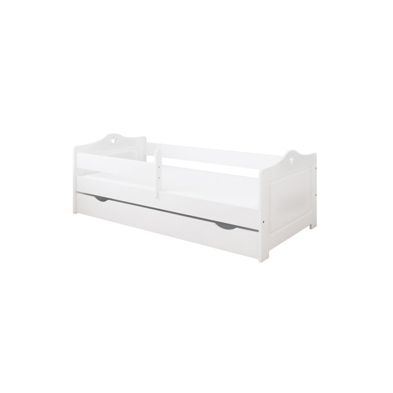Simons Cabin Bed with Storage Included, White, 80 x 160 cm