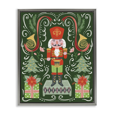 «Festive Nutcracker Celebration», art mural par Jo Reid