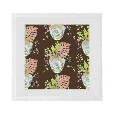 Serviettes de table en coton Monkey