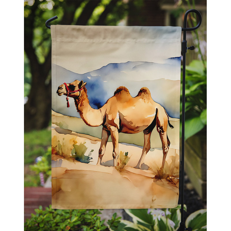 Drapeau de jardin en polyester double face H 15,5 po x l 11,25 po