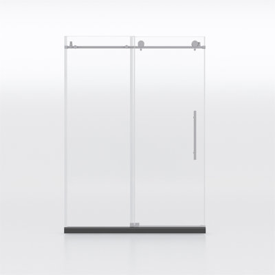 Frameless Shower Doors 60" Width X 76"Height With 5/16"(8Mm) Clear Tempered Glass