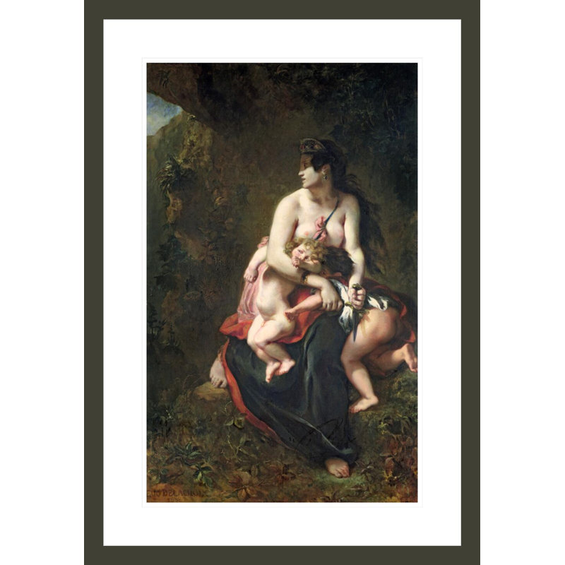 «Medea» par Eugène Delacroix, impression giclée sur cadre, H 29,5 po x l 20,67 po
