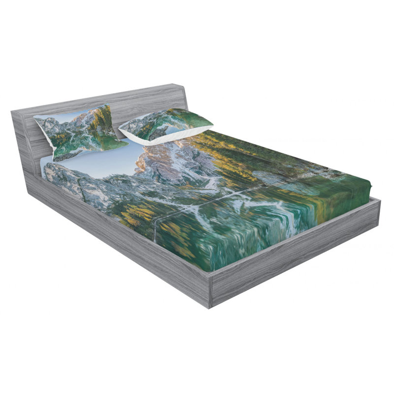 Microfiber Sheet Set, Queen Sheet Set with Fitted Sheet