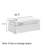 46" W Chenille  Upholstered Ottoman without Storage Space-118819857