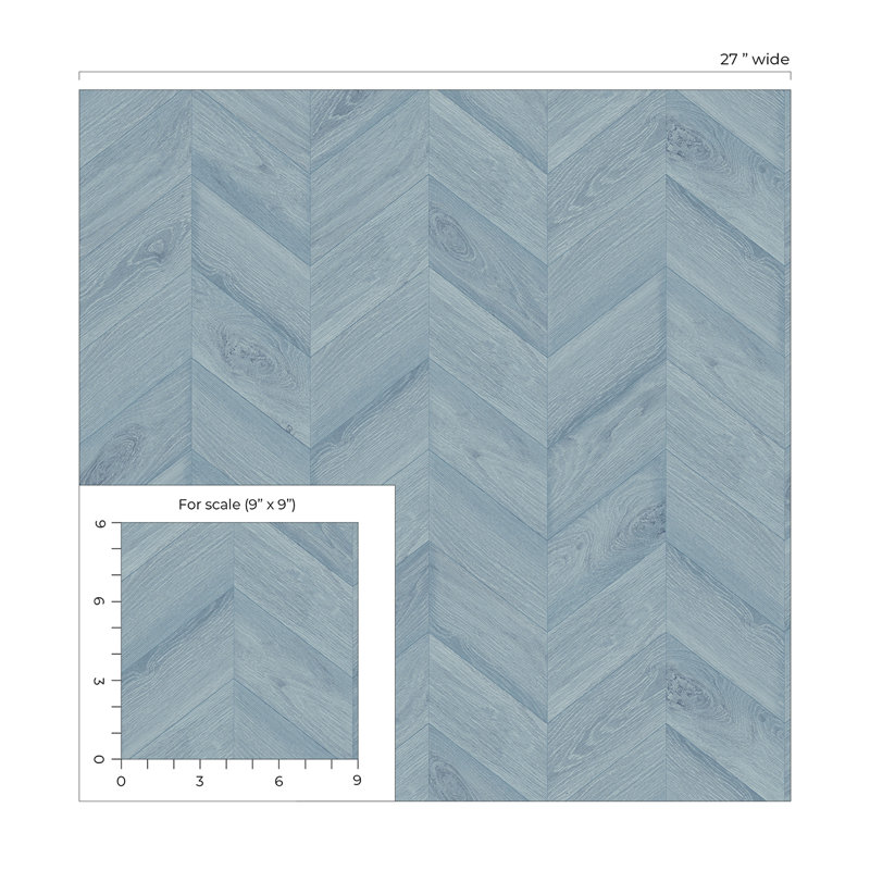 Grass Cloth Wallpaper Roll, Bay Blue