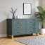 Commode double 6 tiroirs en bois robuste-1866298860