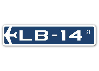Plaque de rue Barahona LB-14 Air Force