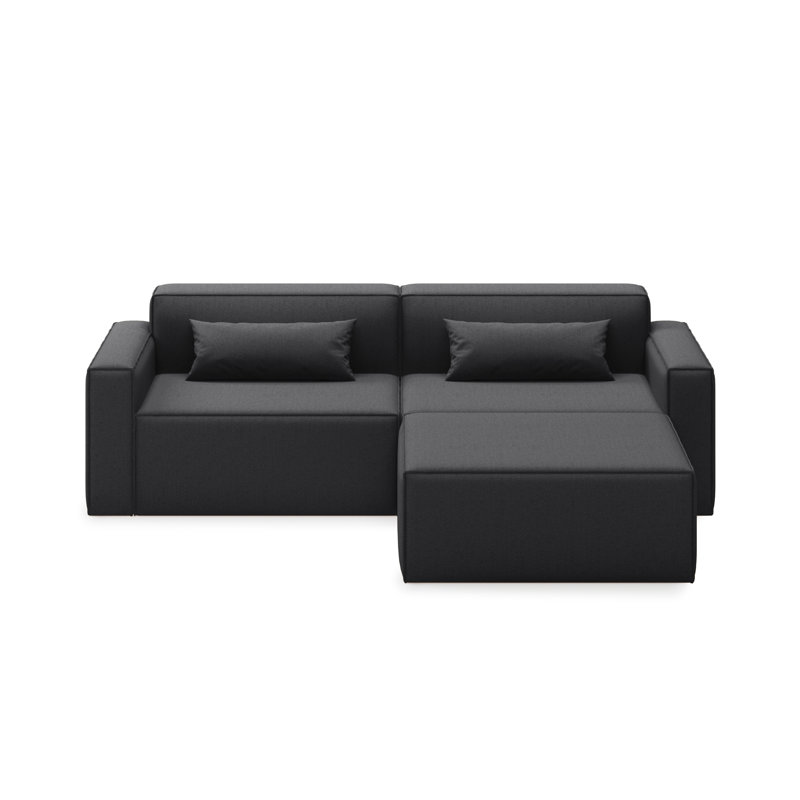 Mix Modular 3-Pc Sectional, Mowat Raven