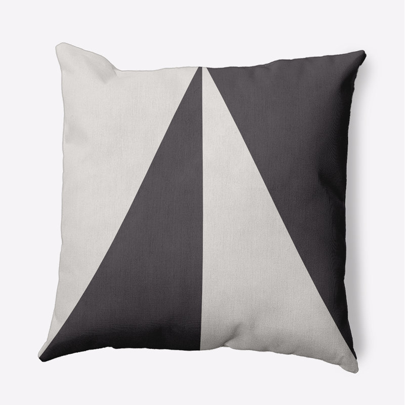 Coussin décoratif intérieur / extérieur Prism Autum, Fossile, 16 po x 16 po