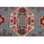 Tapis bleu clair à motif géométrique Kazak 5