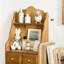 Étagères murales en bois massif, étagère cubique décorative moderne pour chambre, salle de bain, cuisine, salon-946150057