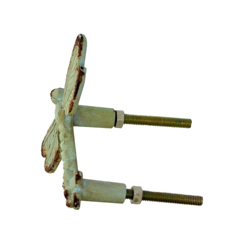 Vintage Verdigris Dragonfly 3" Centre to Centre Bar Pull Multipack