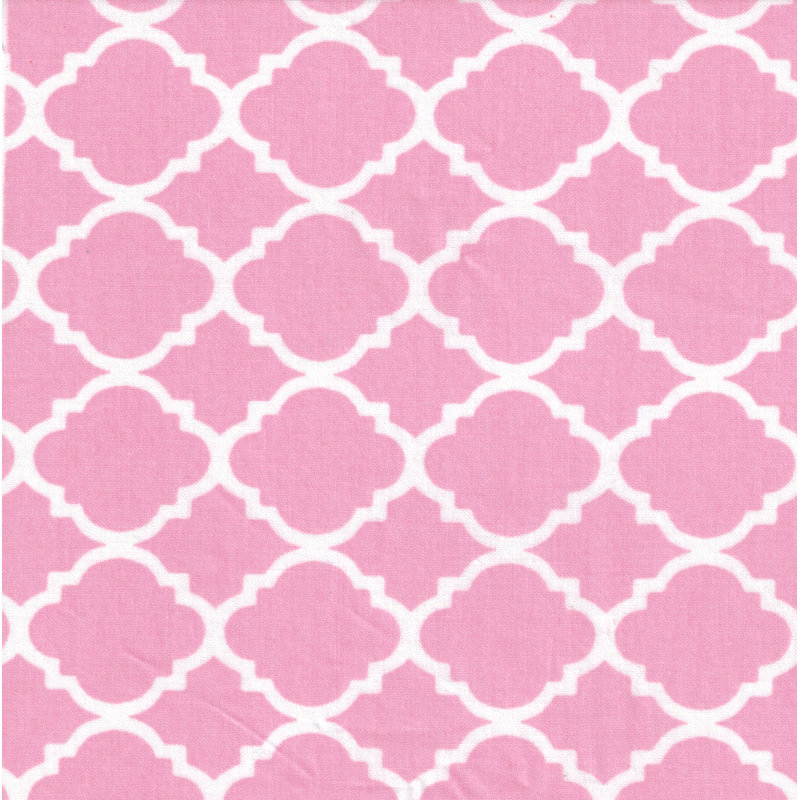 Feuille de coton 100%, Rose