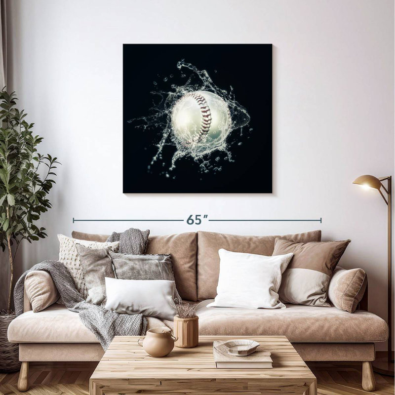 Sireci Baseball Splash, 39" H x 39" W