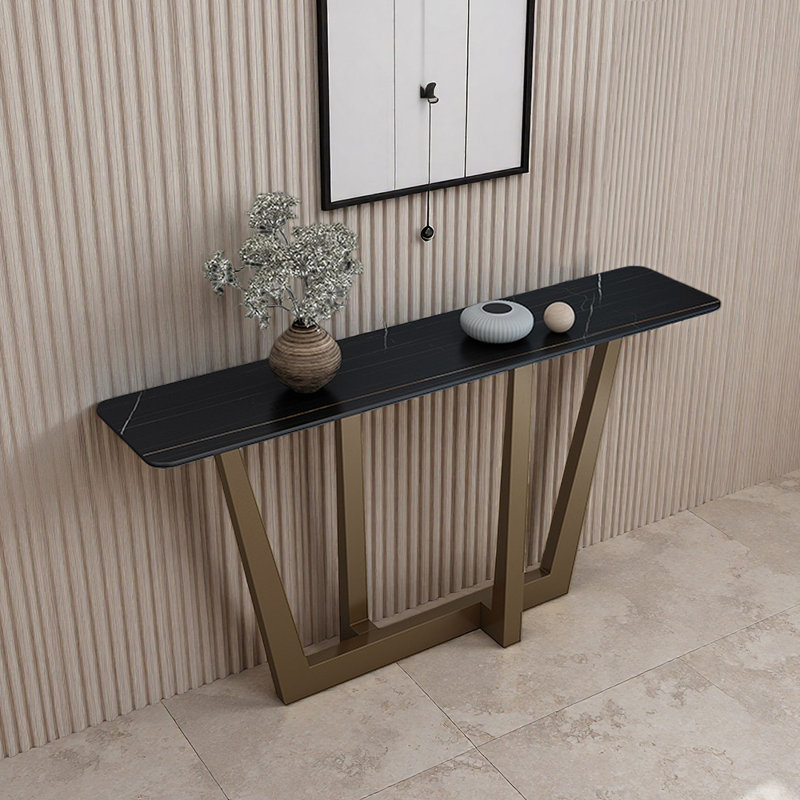 Console légère, luxueuse et moderne, H 33,5 po x l 63 po x P 13,8 po