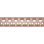 46 3/4"W x 10"H x 3/8"T Victory Fretwork Moulding, Walnut